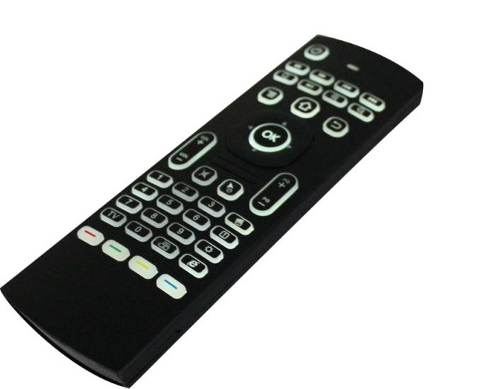 MX3 - L telecontrol del ratón del aire con el botón micro retroiluminado del caucho de la interfaz USB