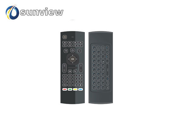 China MX3 - L telecontrol del ratón del aire con el botón micro retroiluminado del caucho de la interfaz USB proveedor