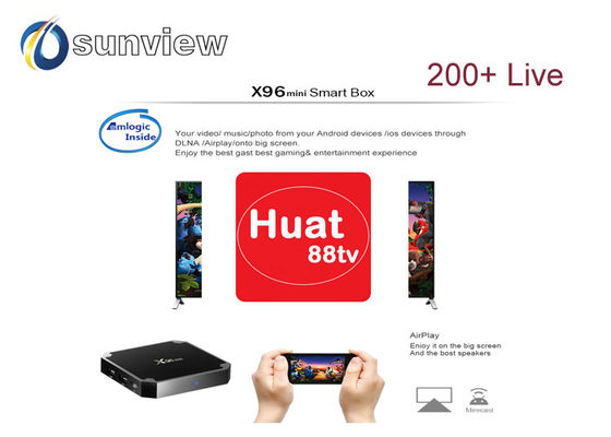 China HK Huat 88 canales calientes de la televisión de pago de Iptv Apk, International de Huat88tv Apk proveedor