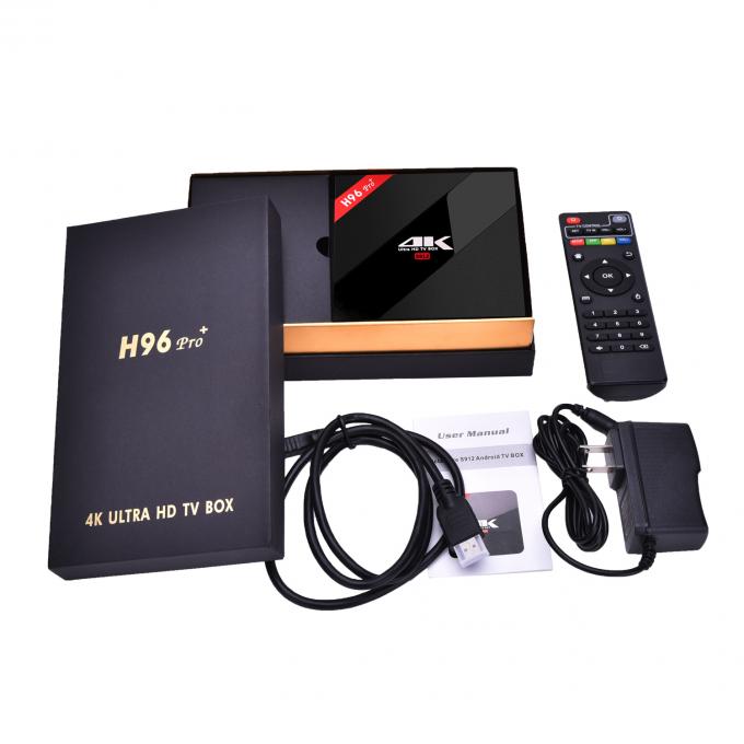 Caja dual de H96 Pro+ Amlogic S912 KODI 17,3 Wifi 2.4G/5.8GHz Android 7,1 TV